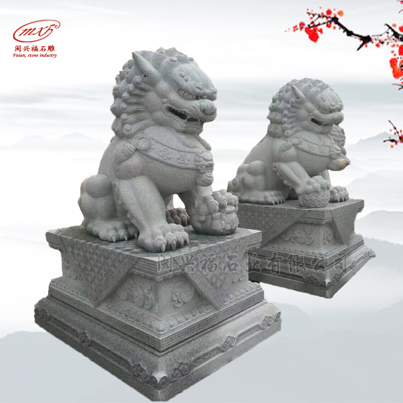 福建北京石狮,青石石狮,石雕北京狮